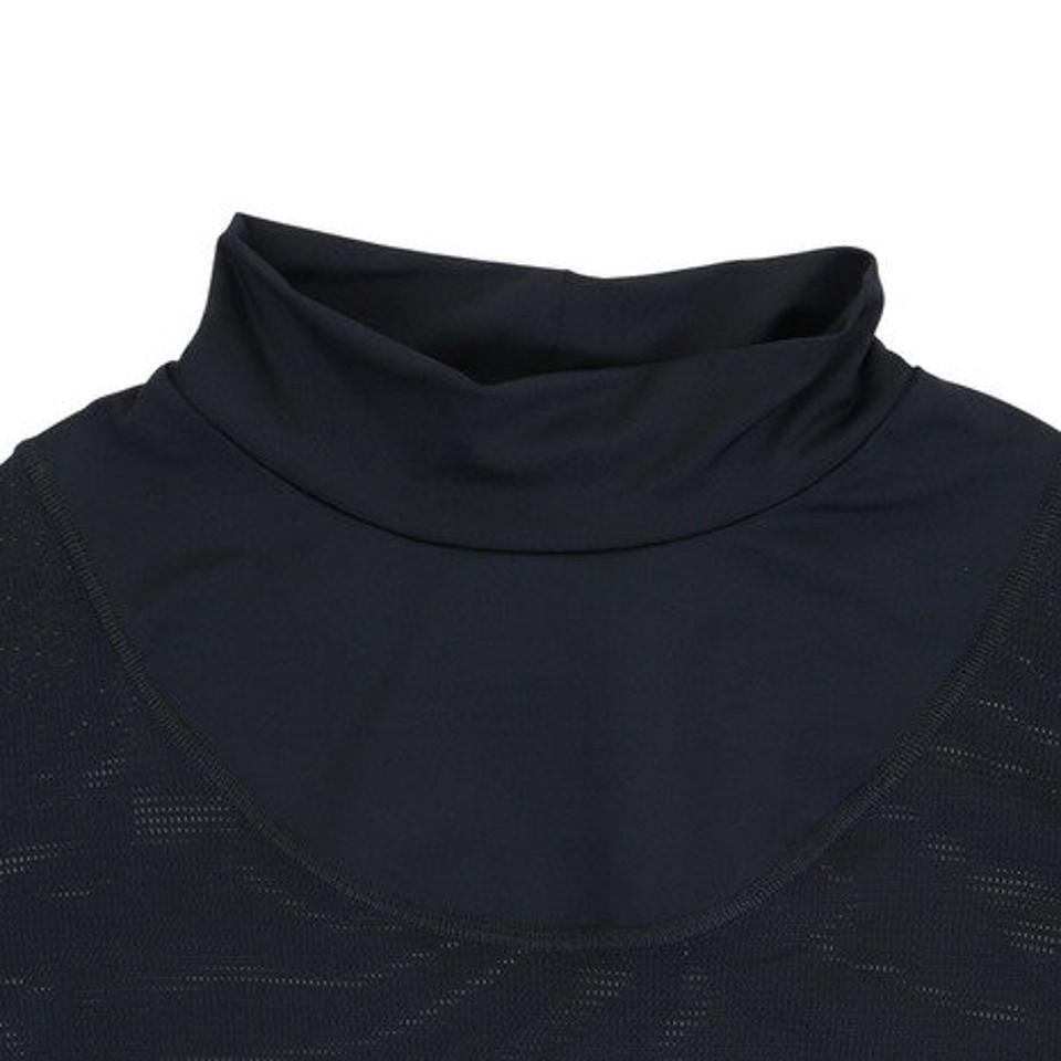 クランク（CLUNK）（レディース）冷感 ハイネックアンダーシャツ CL5MUU10 NVY