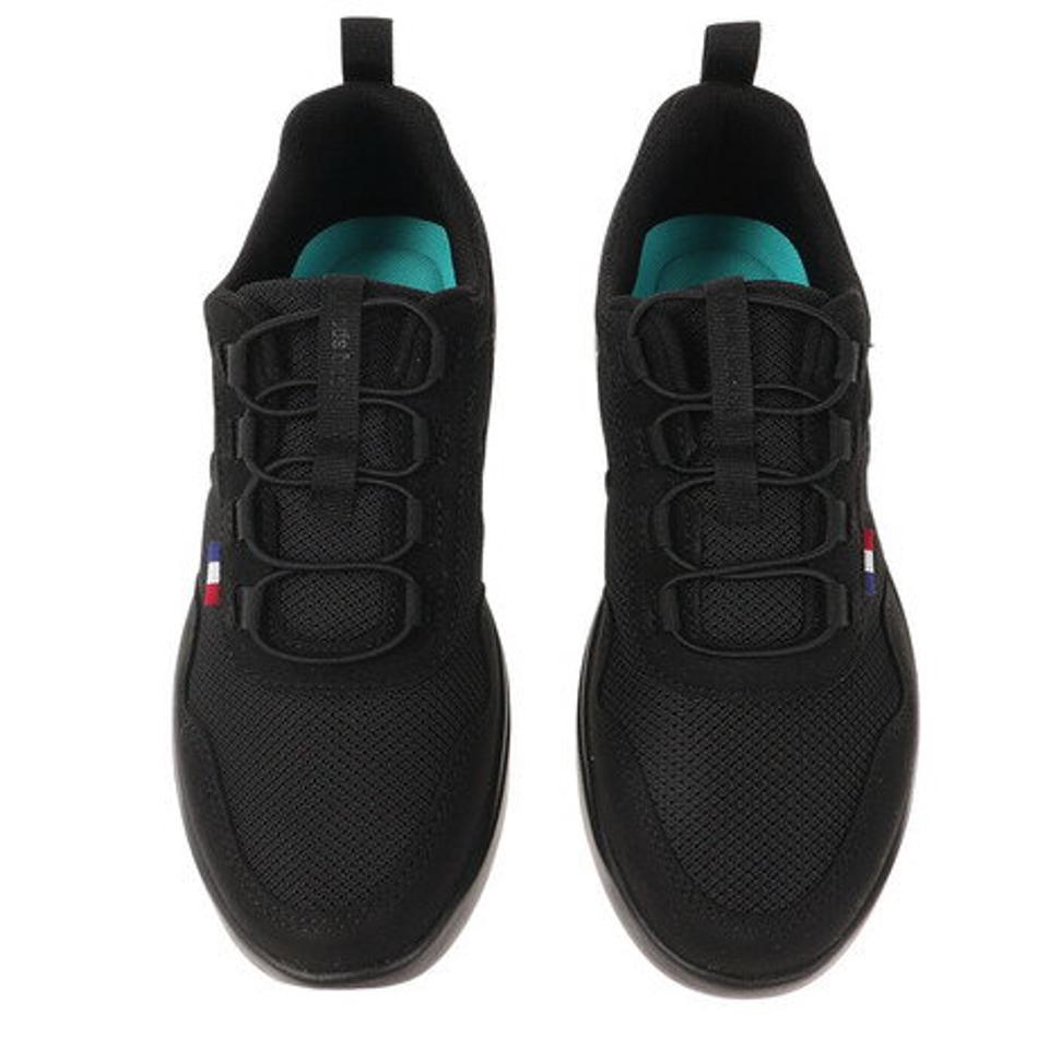 ルコック スポルティフ（le coq sportif）（レディース）スニーカー ラ ローヌ ブラック QL3VJC05BK スポーツ シューズ 3E相当 消臭 軽量 厚底 日常履き 軽快
