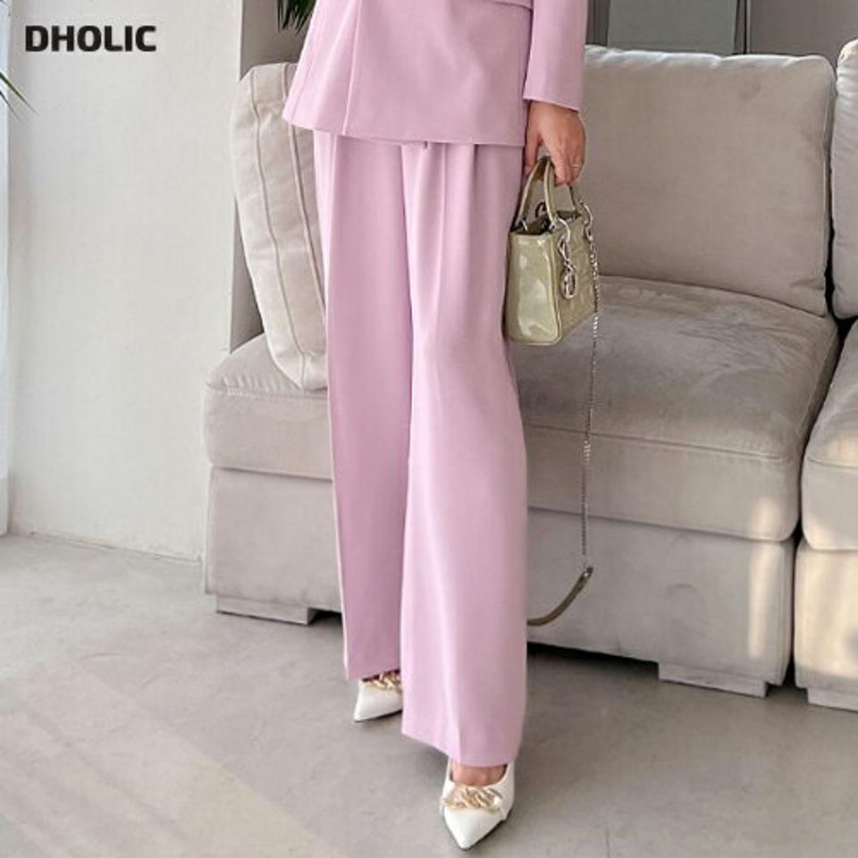 ホックツータックスラックス・p001784 レディース 【pt】パンツ ロング丈 スラックス 単色 無地 シンプル ベーシック ツータック カラーパンツ 春 夏 秋 冬 オフィスカジュアル パステル 大人 韓国ファッション MKT