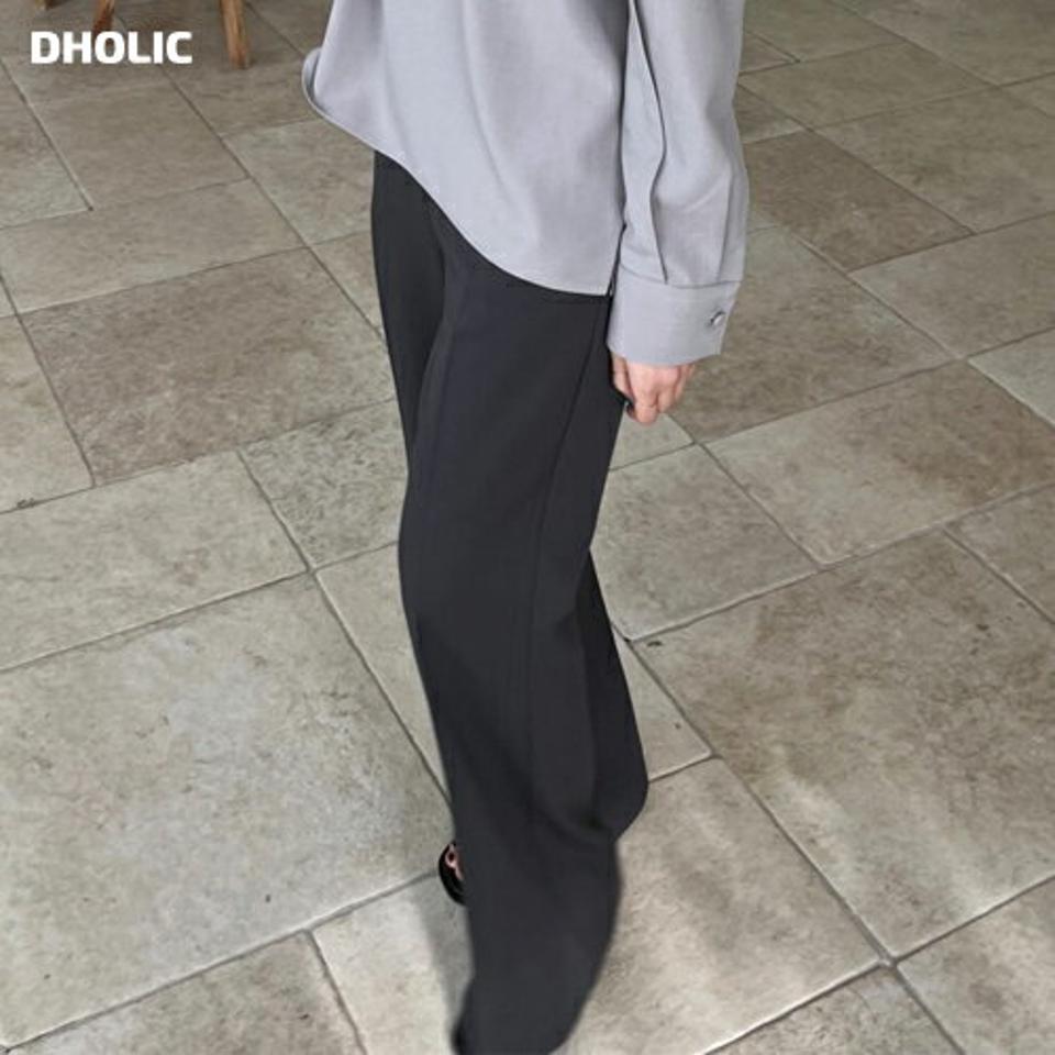 【送料無料】センタープレスフレアスラックス・p002236 レディース 【pt】パンツ ロング丈 スラックス 単色 無地 シンプル ベーシック センタープレス フレア 秋 冬 大人 端正 オフィスカジュアル 韓国ファッション MKT