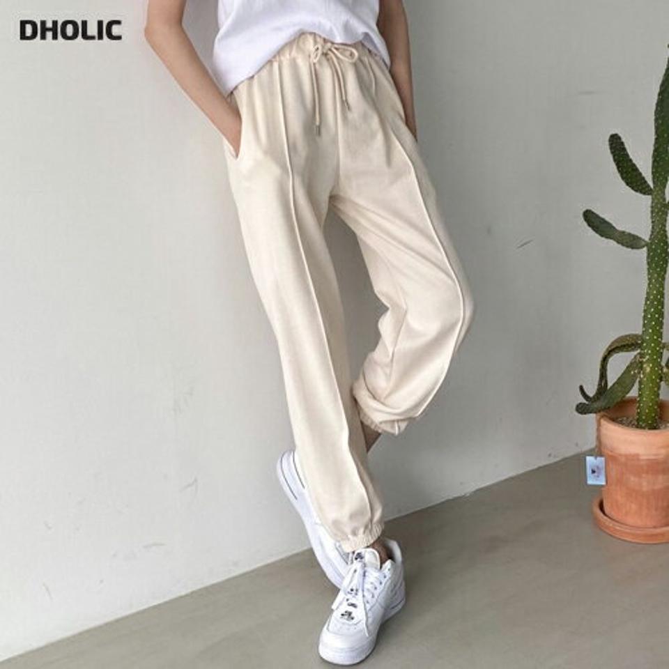 ドロストスウェットジョガーパンツ・p001811 レディース 【pt】パンツ ロング丈 単色 無地 シンプル ベーシック ドロスト スウェット ジョガーパンツ ウエストゴム 春 夏 秋 冬 カジュアル ラフ 楽ちん 運動 スポーツ 韓国ファッション MKT