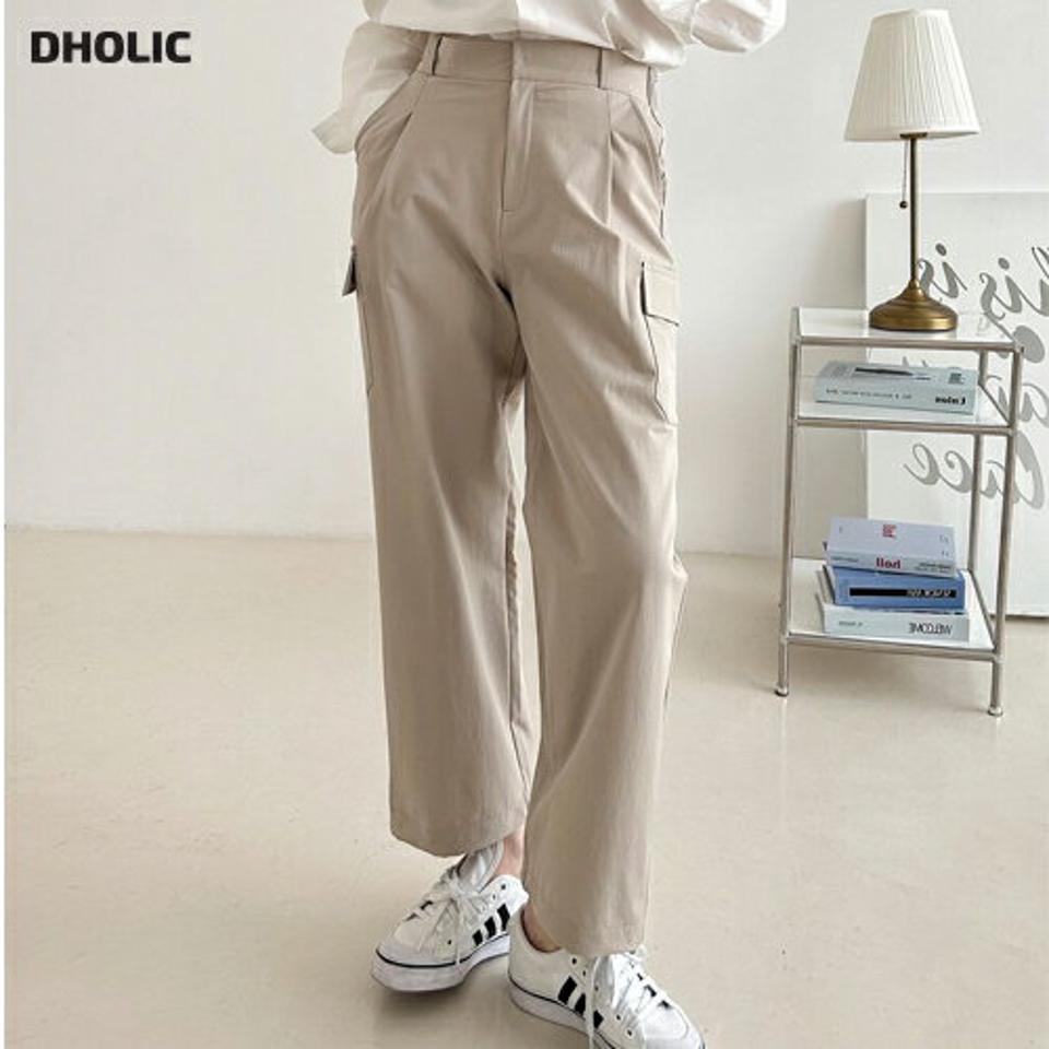 2WAYドロストヘムカーゴパンツ・p002401 レディース 【pt】パンツ ロング丈 単色 無地 シンプル ベーシック カーゴ ドロスト ナイロン ウエストゴム カジュアル ラフ ストレート ジョガーパンツ 韓国ファッション MKT