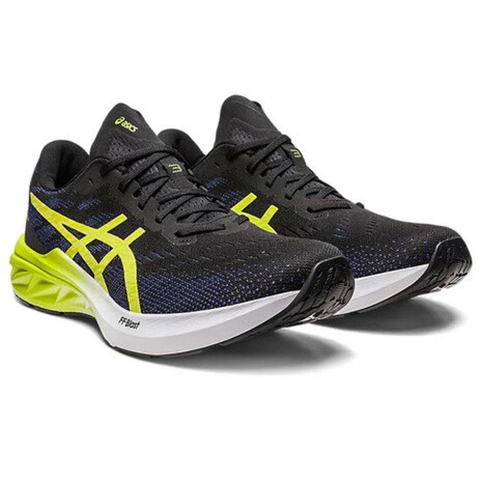 アシックス（ASICS）（メンズ）ランニングシューズ ダイナブラスト 3 DYNABLAST 3 黒 黄色 1011B460.005 スニーカー トレーニング ジョキング 日常履き 部活
