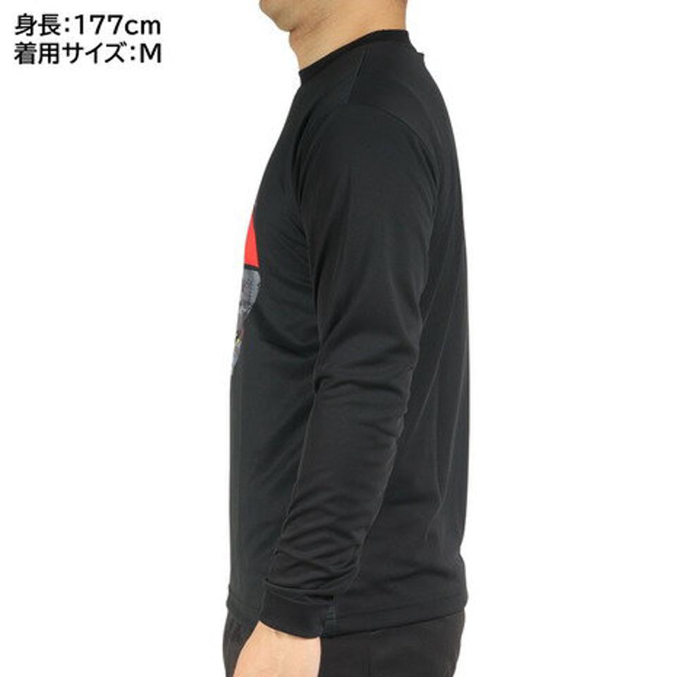 【10%OFFクーポン 2/16まで】スポルディング（SPALDING）（メンズ）バスケットボールウェア ロンT 長袖シャツ MTV プレイド ボール SMT22152M