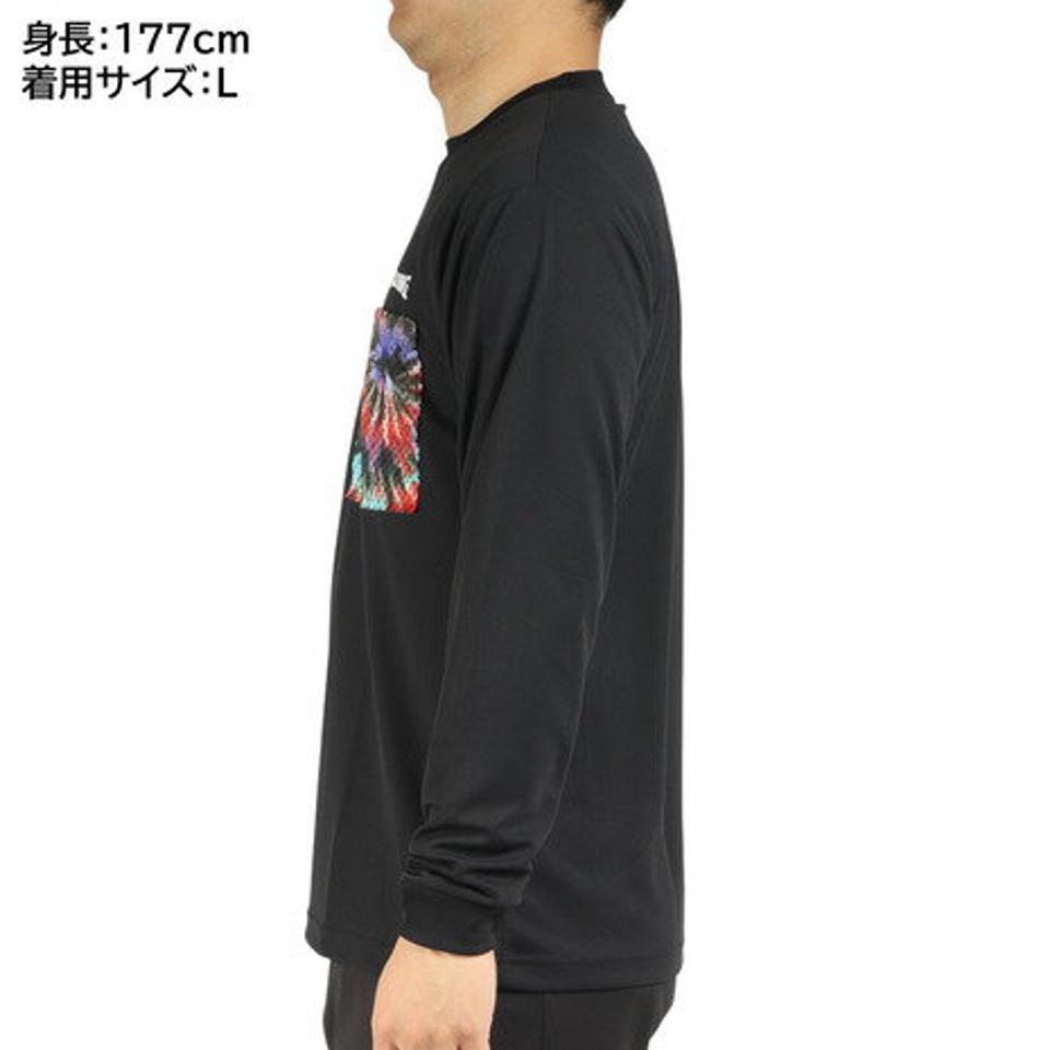 【10%OFFクーポン 3/23まで】スポルディング（SPALDING）（メンズ）バスケットボールウェア ロンT 長袖Tシャツ スパイラルダイ ポケット SMT22105
