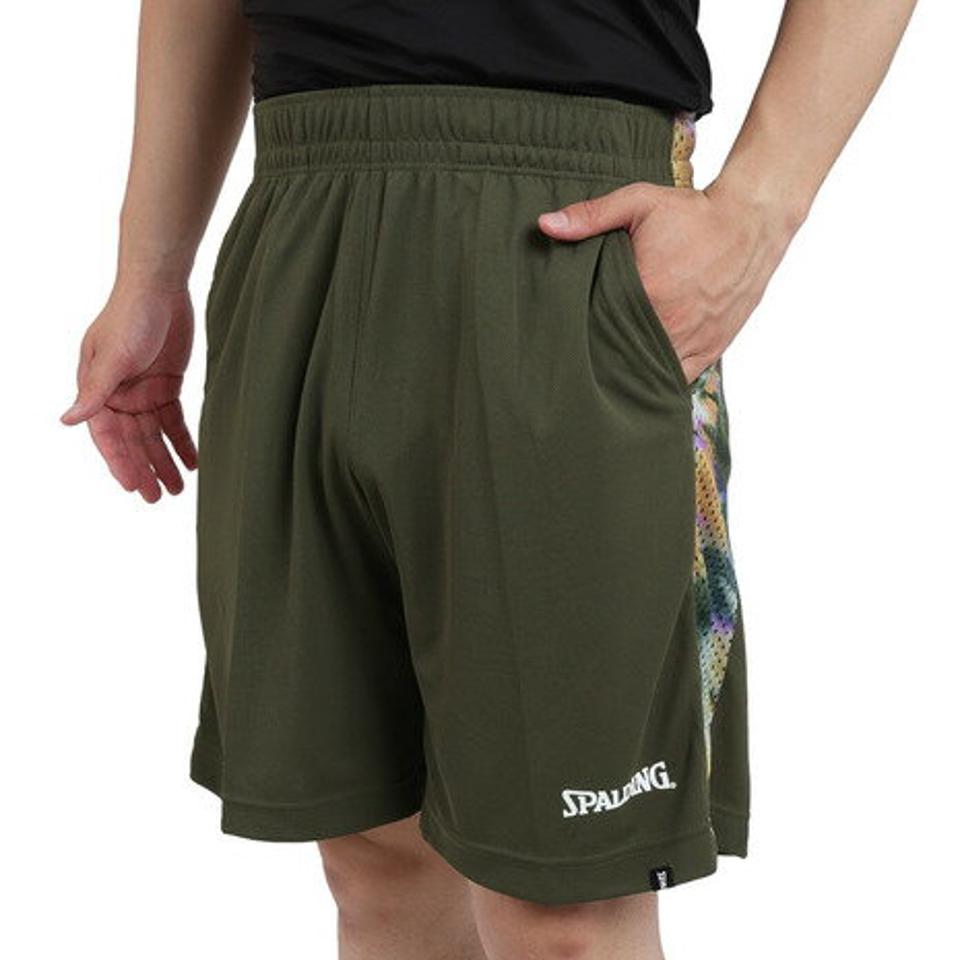 スポルディング(SPALDING)(メンズ)バスパン バスケットボールウェア プラクティスパンツ スパイラルダイ サイド SMP22107OK