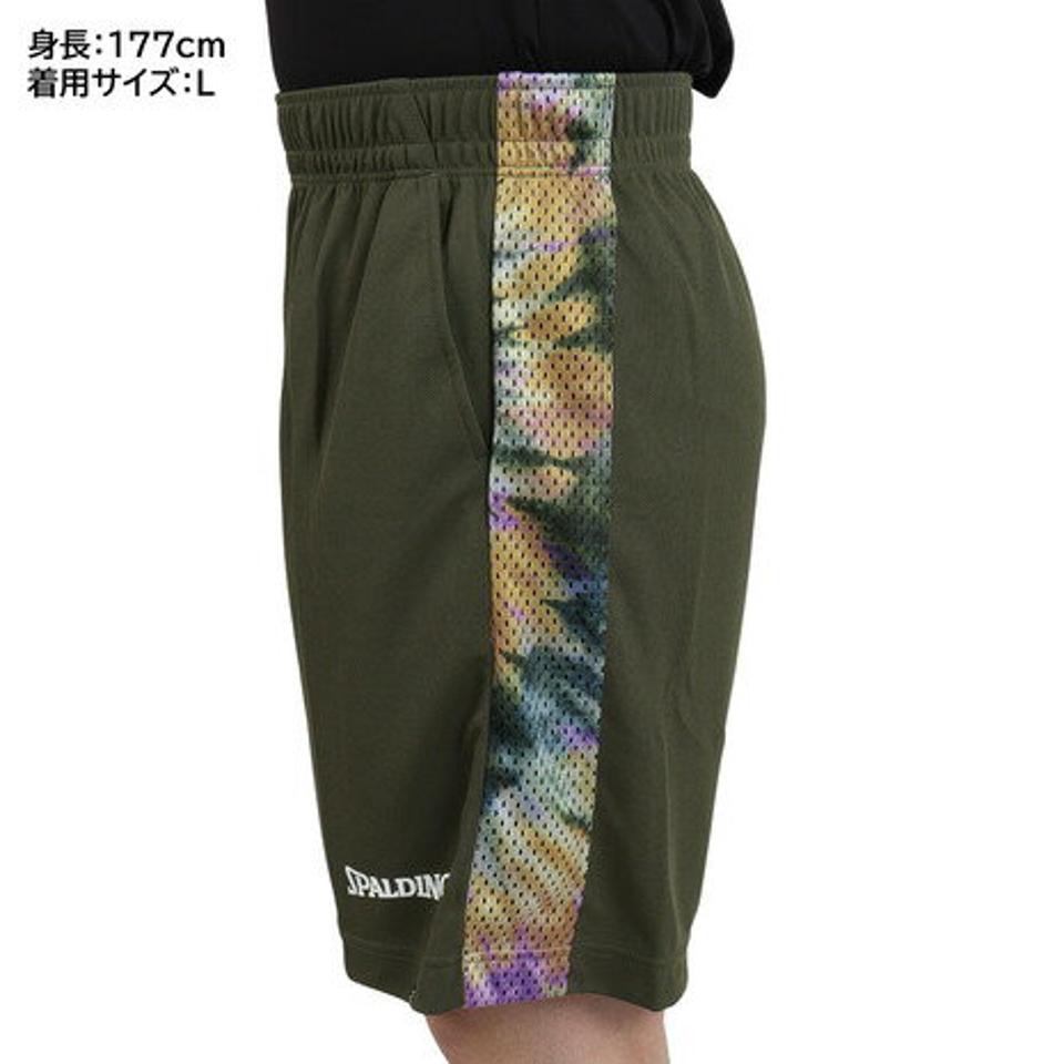 スポルディング(SPALDING)(メンズ)バスパン バスケットボールウェア プラクティスパンツ スパイラルダイ サイド SMP22107OK