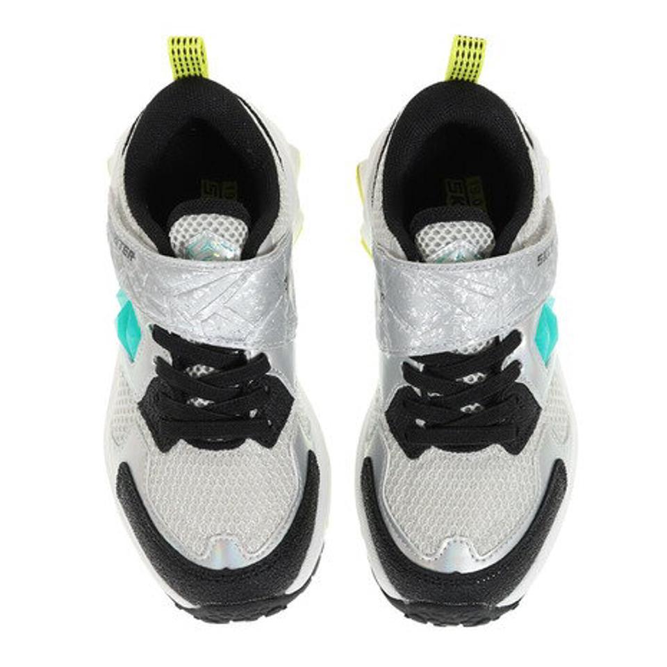 ムーンスター（MoonStar）（キッズ）ジュニア スポーツ シューズ SK 0028 シャイニングブレイク シルバー 12296691 23SS ベルクロ スニーカー 抗菌 防臭 体育