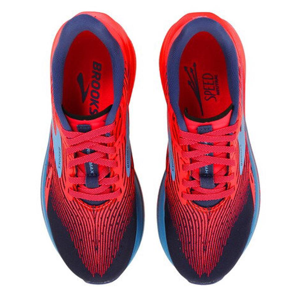 ブルックス（BROOKS）（レディース）ランニングシューズ ハイペリオンマックス ピンク スカイブルー BRW3772 P スニーカー トレーニング ジョキング 厚底