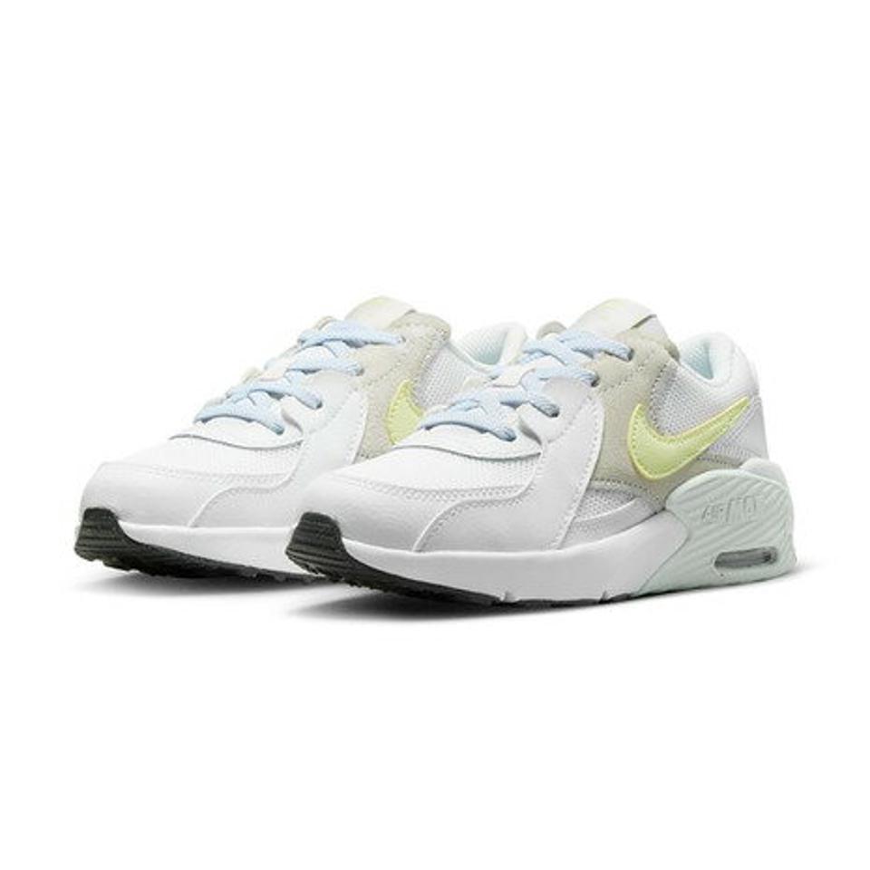 ナイキ（NIKE）（キッズ）ジュニアスニーカー エア マックス エクシー PS 白 ホワイト CD6892-118 ボーイズ スポーツシューズ 登校 通学 登園 通園 普段履き