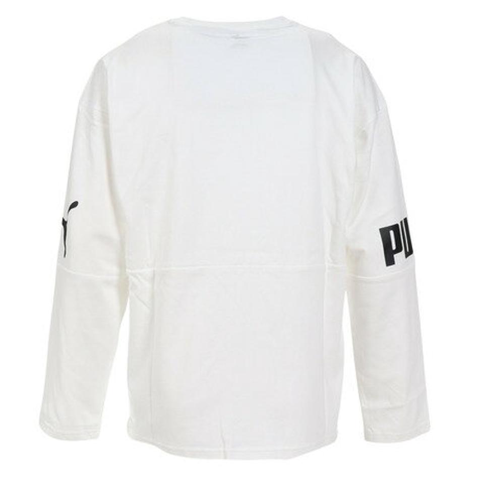 【6/5 24h限定 エントリー&対象4店舗買い回りで最大P10倍!】プーマ(PUMA)(メンズ)長袖Tシャツ メンズ POWER 674925 02 WHT