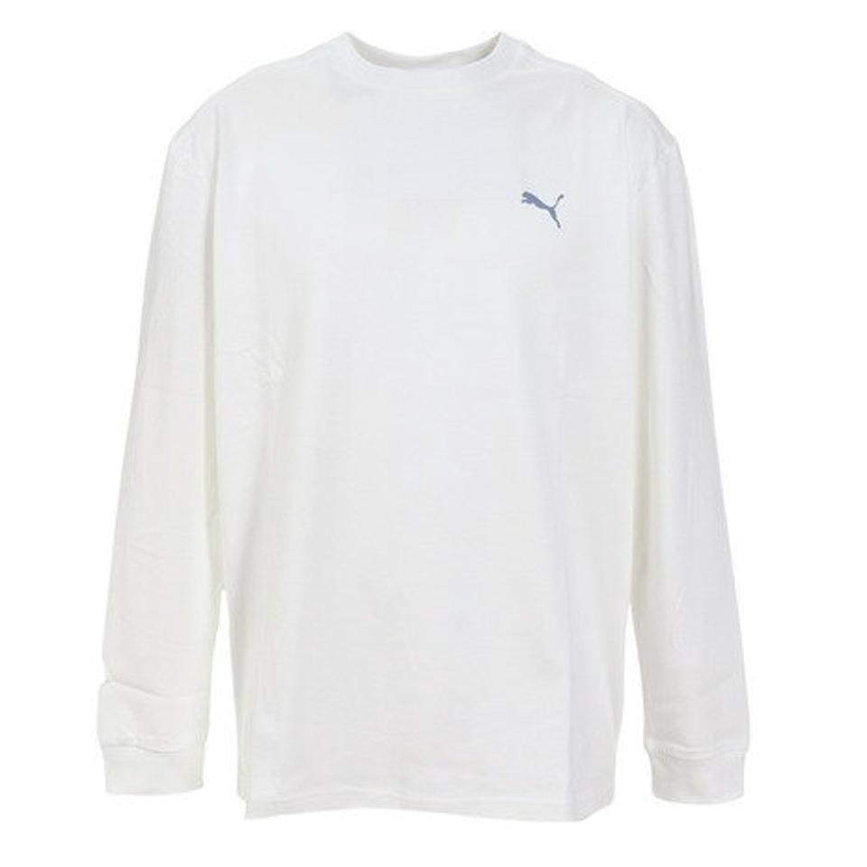 【6/5 24h限定 エントリー&対象4店舗買い回りで最大P10倍!】プーマ(PUMA)(メンズ)長袖Tシャツ メンズ バックプリントプリントTシャツ 674897