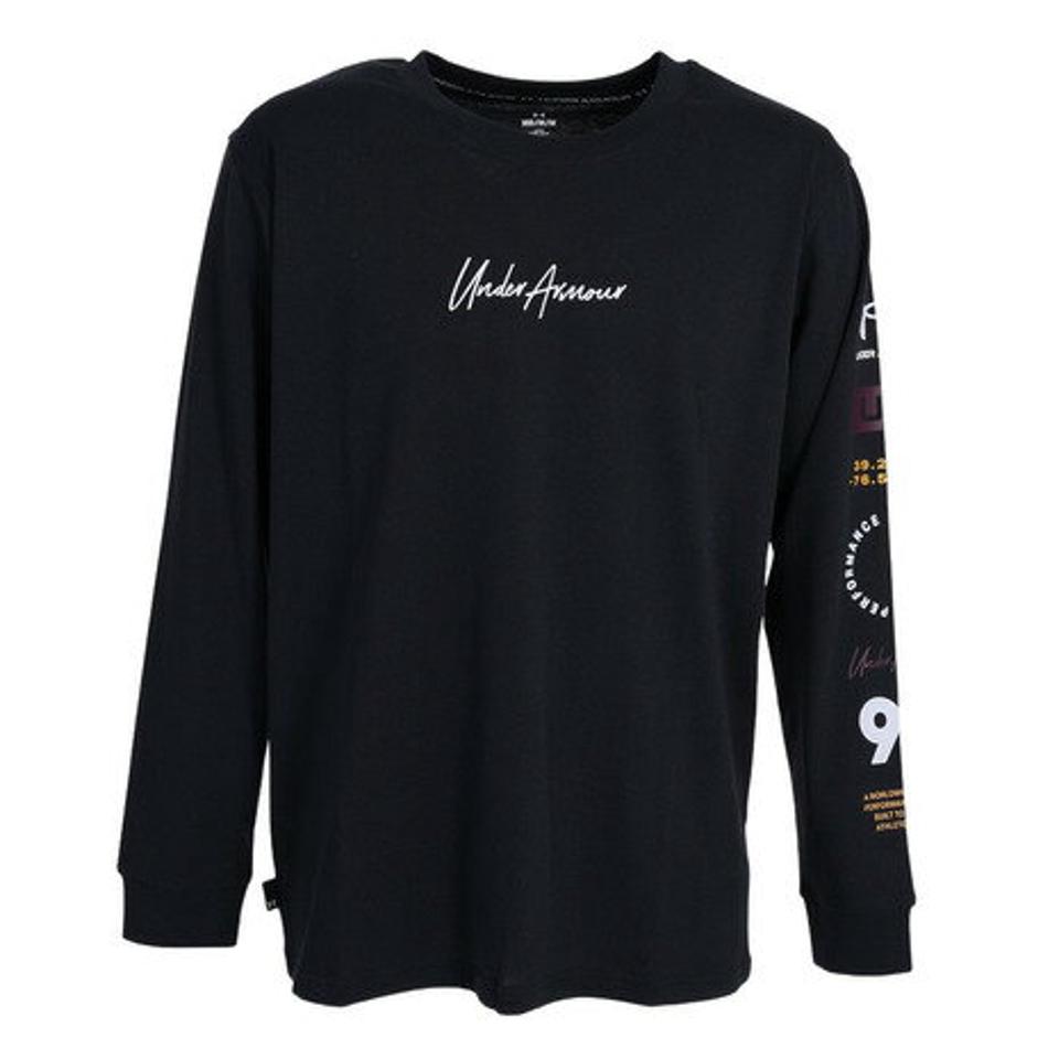 アンダーアーマー（UNDER ARMOUR）（メンズ）長袖Tシャツ メンズ ヘビーウエイト コットン 1378368 001