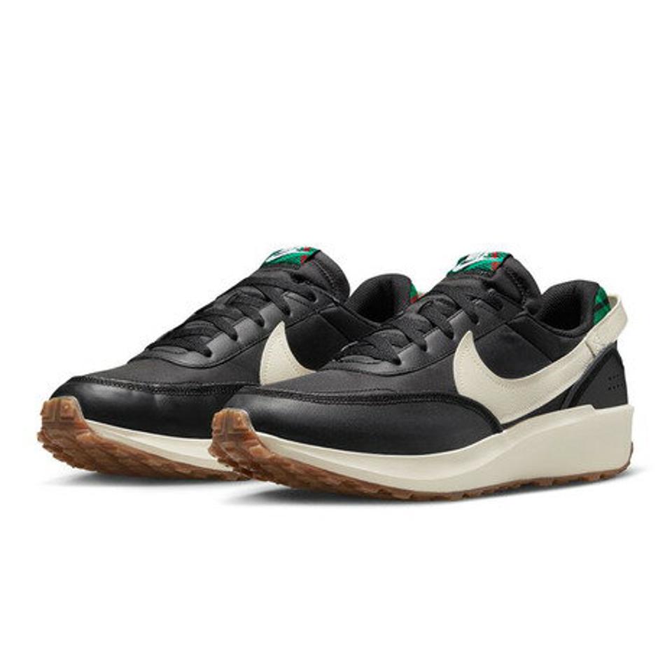 ナイキ（NIKE）（メンズ）スニーカー ワッフル デビュー PRM ホワイト 白 ブラック 黒 DV0813-001 スポーツシューズ カジュアル おしゃれ 通勤 通学 運動靴