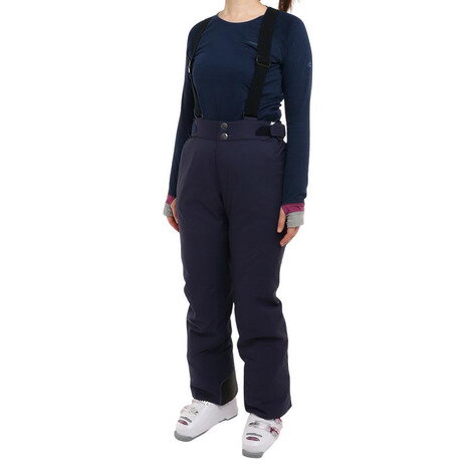 デサント(DESCENTE)(レディース)22-23 スキー パンツ スキーウェア ラクシングパンツ DWWUJD76X DNT ネイビー ウェスト調節 保温