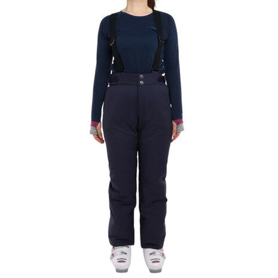 デサント(DESCENTE)(レディース)22-23 スキー パンツ スキーウェア ラクシングパンツ DWWUJD76X DNT ネイビー ウェスト調節 保温