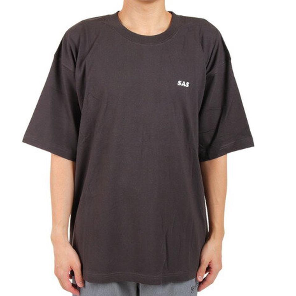 エスエーエス（SAS）（メンズ）半袖プリントTシャツ サーフ SAS2147201-17:CHARCOAL