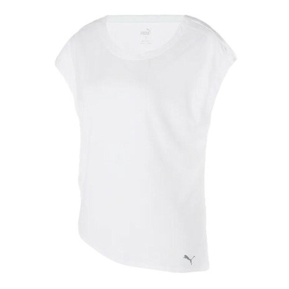 プーマ（PUMA）（レディース）ウィメンズ ヨガ スタジオ FOUNDATION 半袖Tシャツ 522738 02 WHT