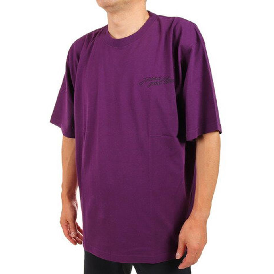 エスエーエス（SAS）（メンズ）半袖プリントTシャツ シティ SAS2147200-89:PURPLE
