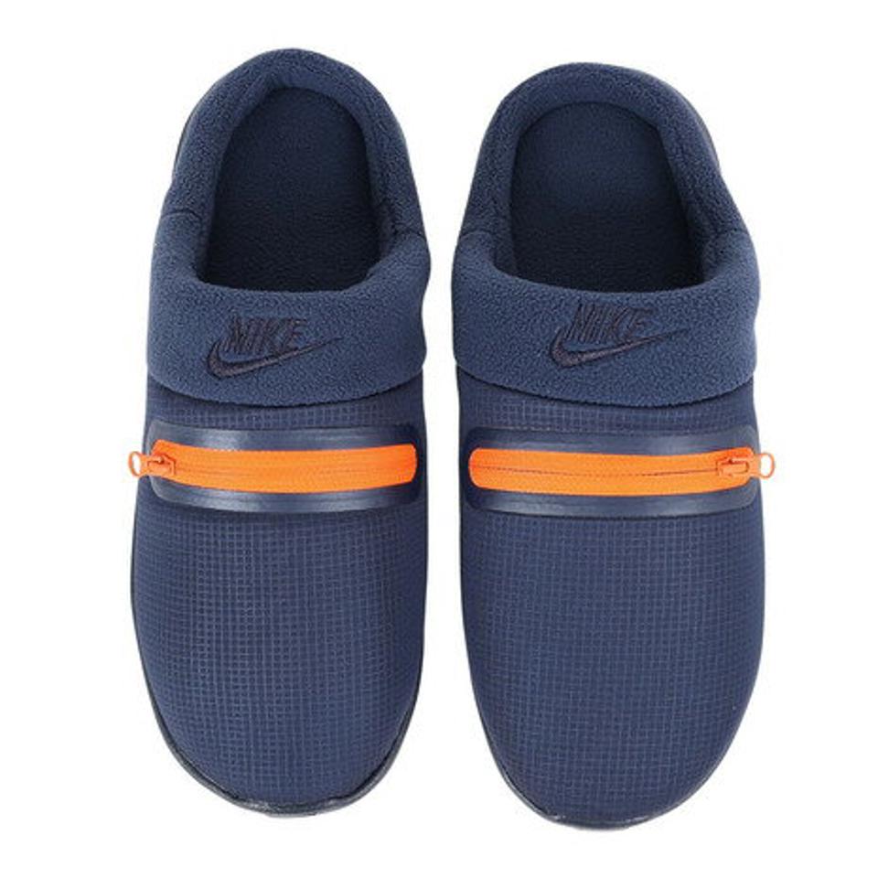 ナイキ（NIKE）（メンズ）スニーカー バロウ ネイビー オレンジ DC1456-400 スポーツ シューズ スリップオン サンダル キャンプ 室内 室外 裏フリース