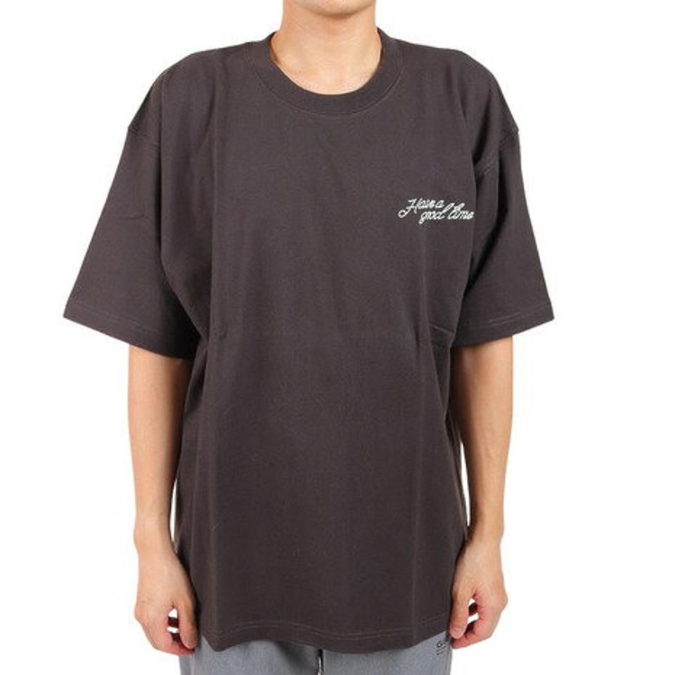 エスエーエス（SAS）（メンズ）半袖プリントTシャツ シティ SAS2147200-17:CHARCOAL