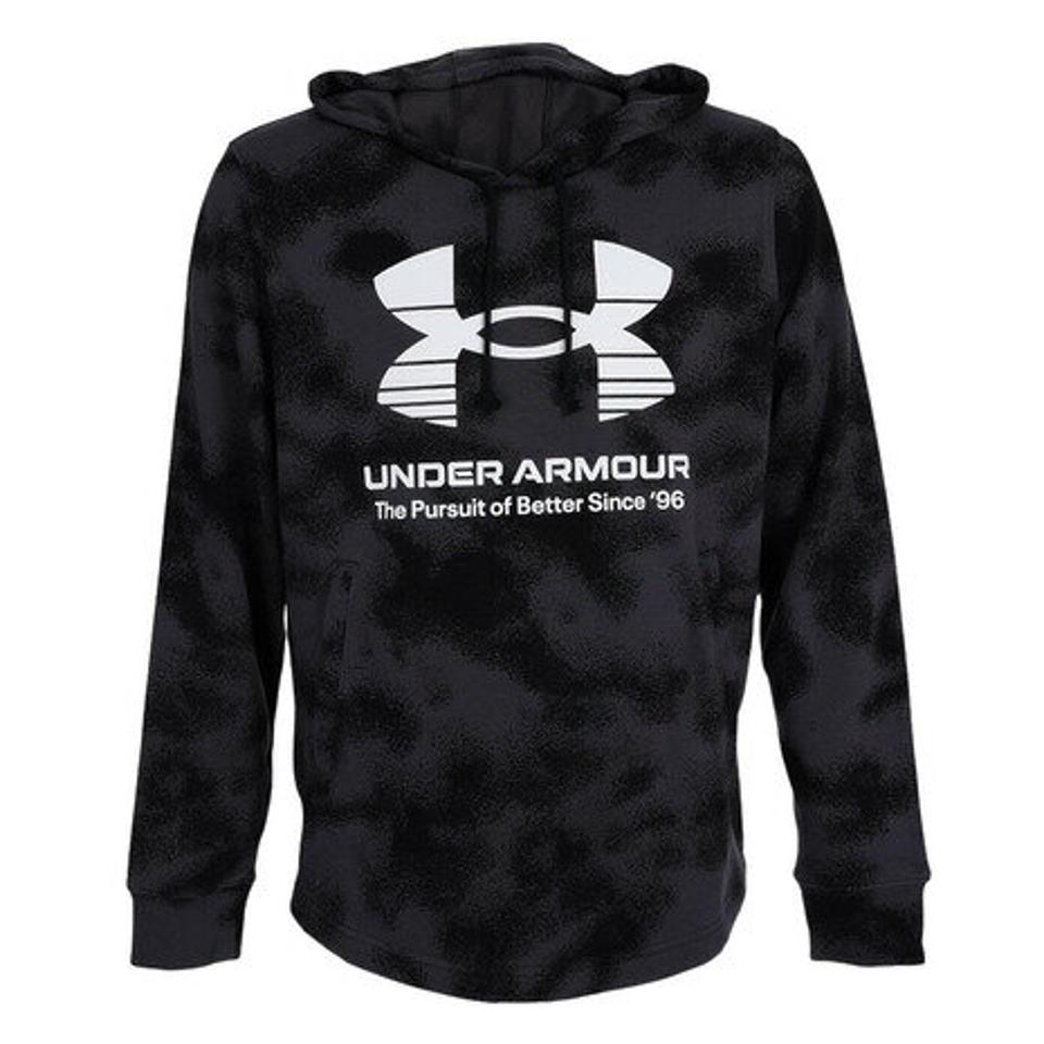 【10％OFFクーポン！3/26まで】アンダーアーマー（UNDER ARMOUR）（メンズ）プルオーバー 裏毛 フード付き パーカー UAライバルテリー フーデ 1377185 001