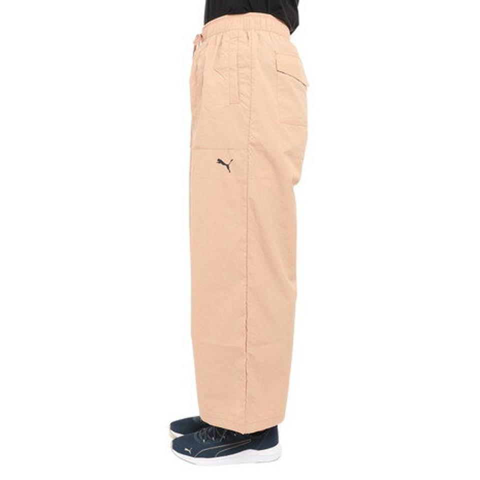 【6/5 24h限定 エントリー&対象4店舗買い回りで最大P10倍!】プーマ(PUMA)(レディース)ウーブン ワイド クロップドパンツ 674945 89 BRW
