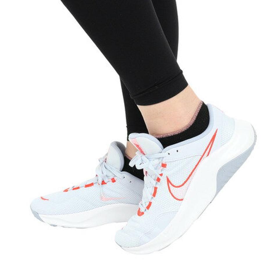 ナイキ（NIKE）（レディース）ジムシューズ レジェンド エッセンシャル 3 NN アイスグレー DM1119-005 スニーカー トレーニング 運動 ジョギング