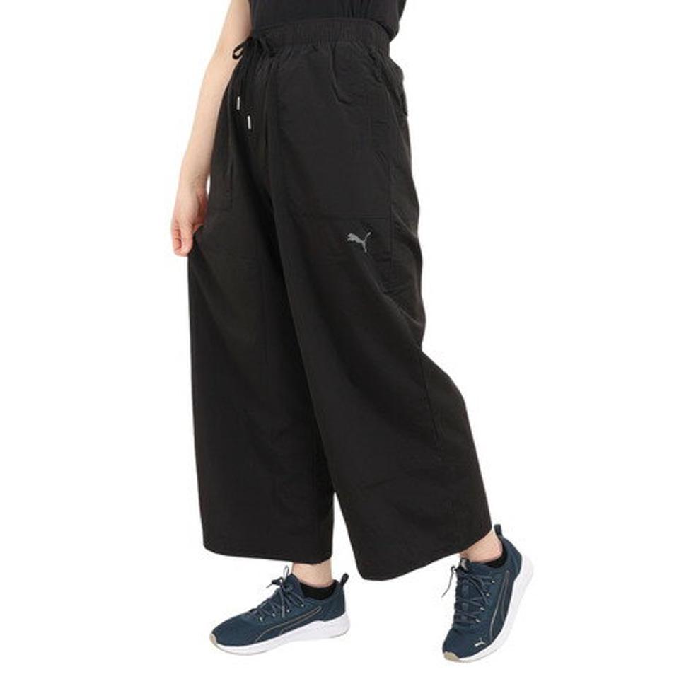 プーマ(PUMA)(レディース)ウーブン ワイド クロップドパンツ 674945