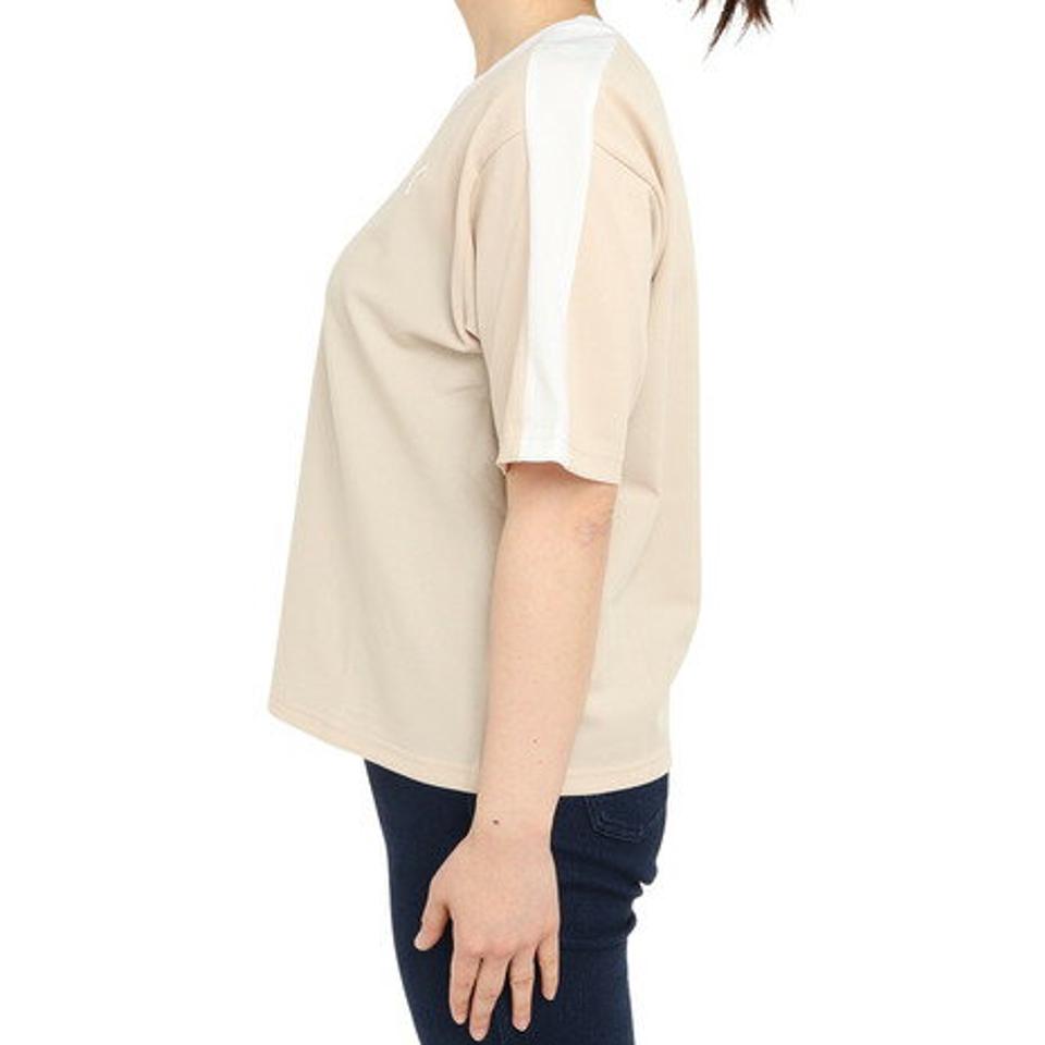 プーマ（PUMA）（レディース）半袖Tシャツ レディース CORE HERITAGE 674951 88 BEG