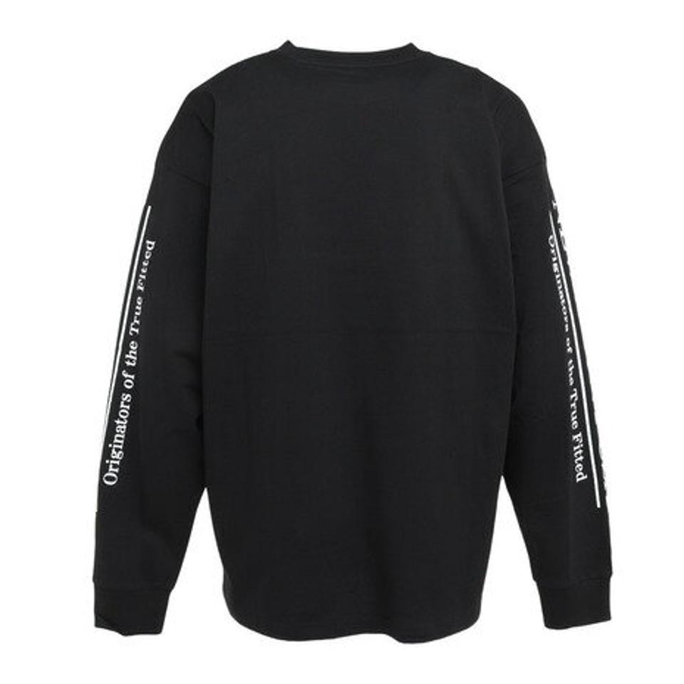 【10％OFFクーポン! 23日迄】ニューエラ（NEW ERA）（メンズ、レディース）長袖 オーバーサイズド コットン Tシャツ Script Logo 13330995