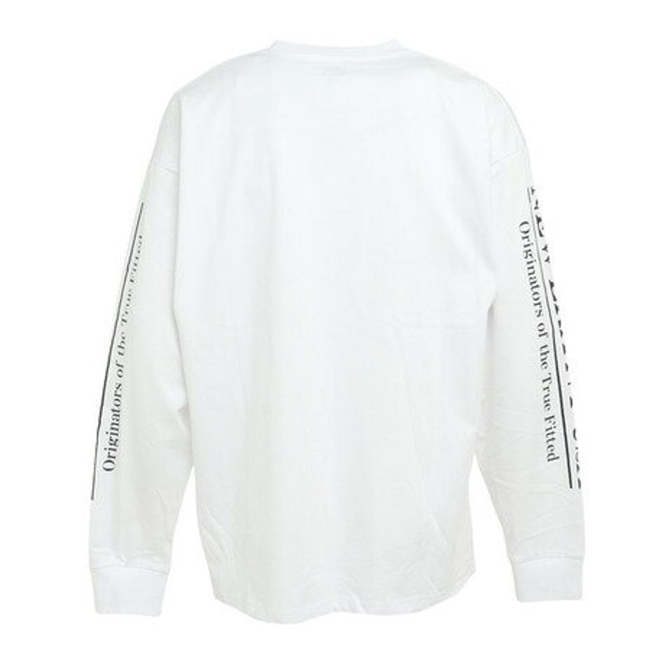 ニューエラ（NEW ERA）（メンズ、レディース）長袖 オーバーサイズド コットン Tシャツ Script Logo 13330994