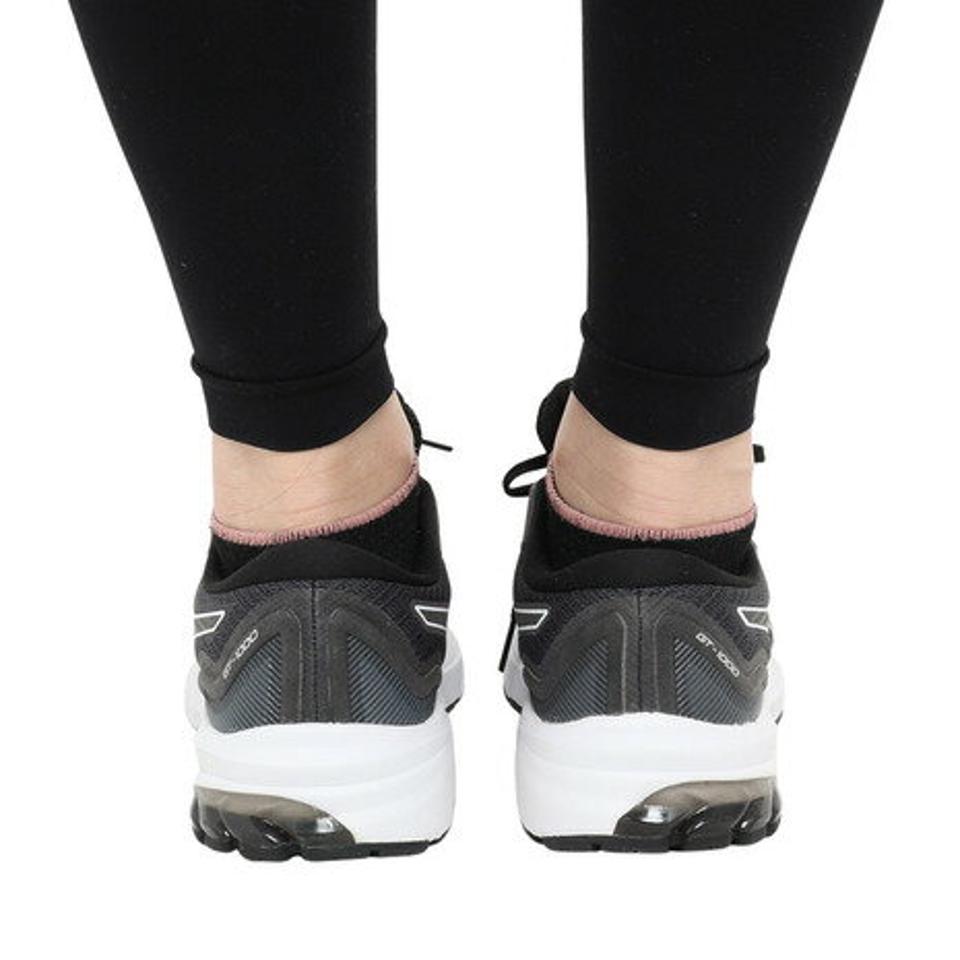 アシックス（ASICS）（レディース）ランニングシューズ GT-1000 11 ワイド ブラック 1012B196.001 スニーカー ジョギング ジム トレーニング 日常履き