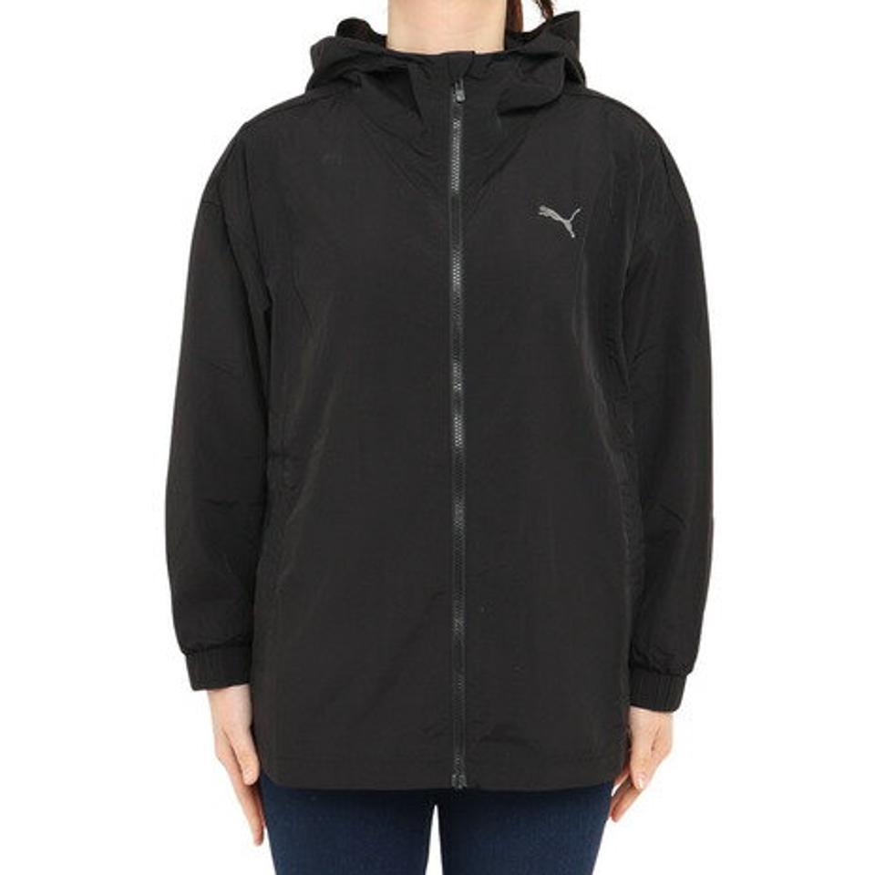 【6/5 24h限定 エントリー＆対象4店舗買い回りで最大P10倍！】プーマ（PUMA）（レディース）NON LINED ウーブン ジャケット 674932 01 BLK