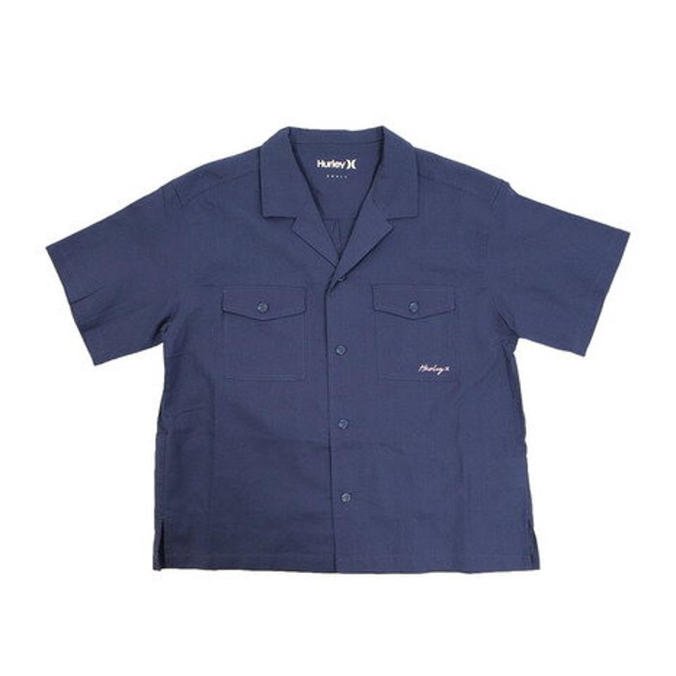 ハーレー（HURLEY）（レディース）OPEN COLLER シャツ WWV2200001-NVY