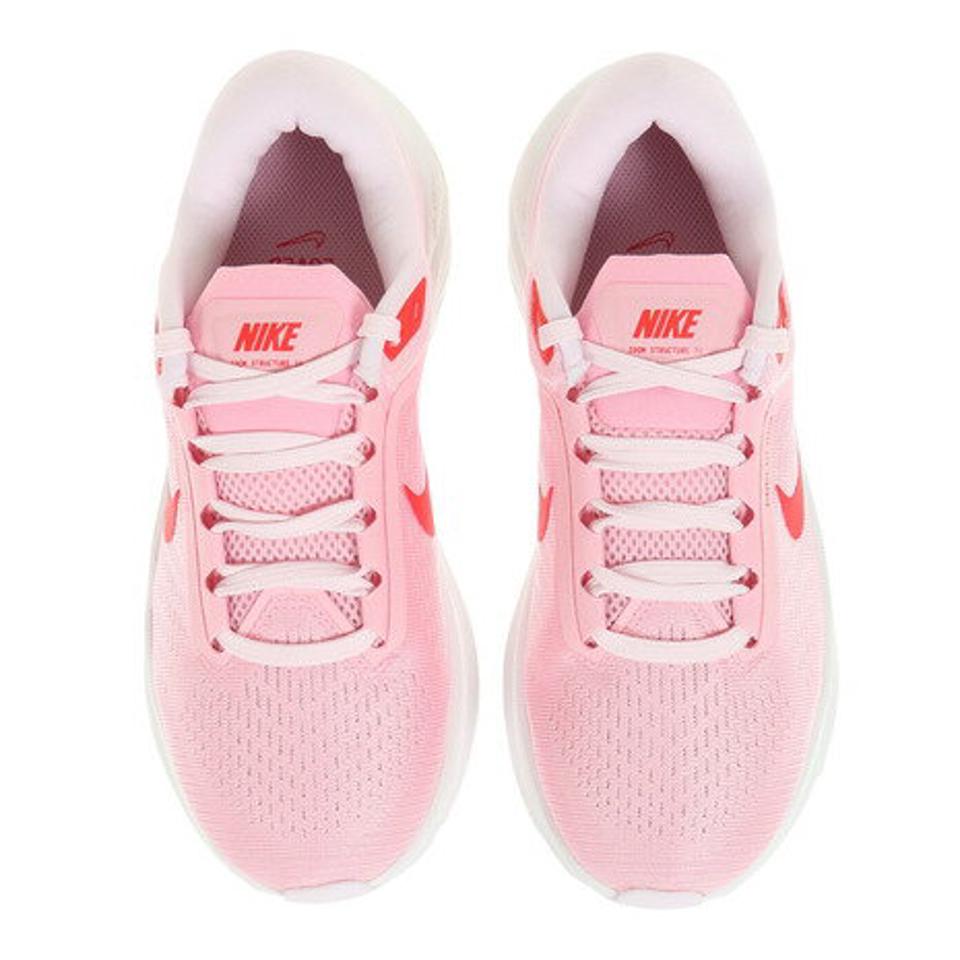 ナイキ（NIKE）（レディース）ランニングシューズ WMNS エア ズーム ストラクチャー ピンク DA8570-600 スニーカー トレーニング ジョキング 部活 陸上