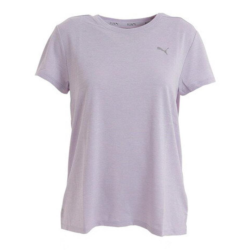 プーマ（PUMA）（レディース）ランニング RUN FAVORITE ヘザー 半袖 Tシャツ 523693 68 LVD