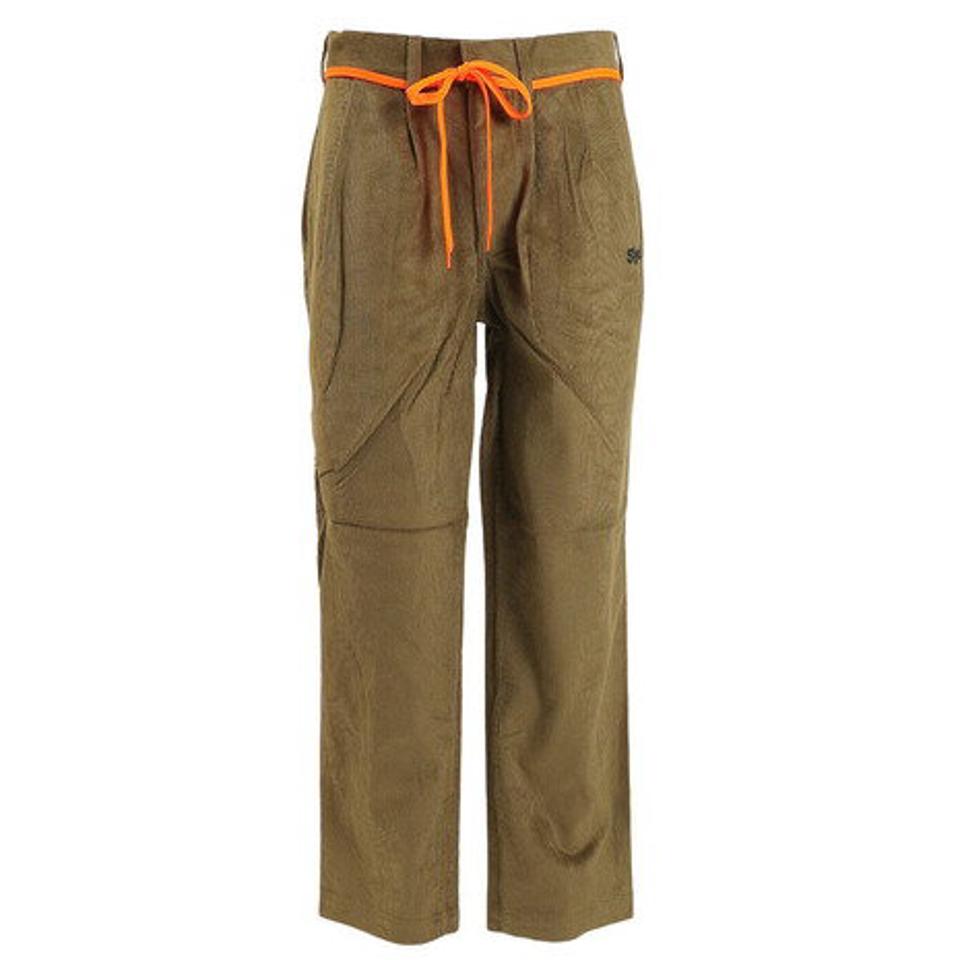 スライド(SLYDE)(メンズ)コーデュロイ ワイドパンツ sl2021aw018-OLV