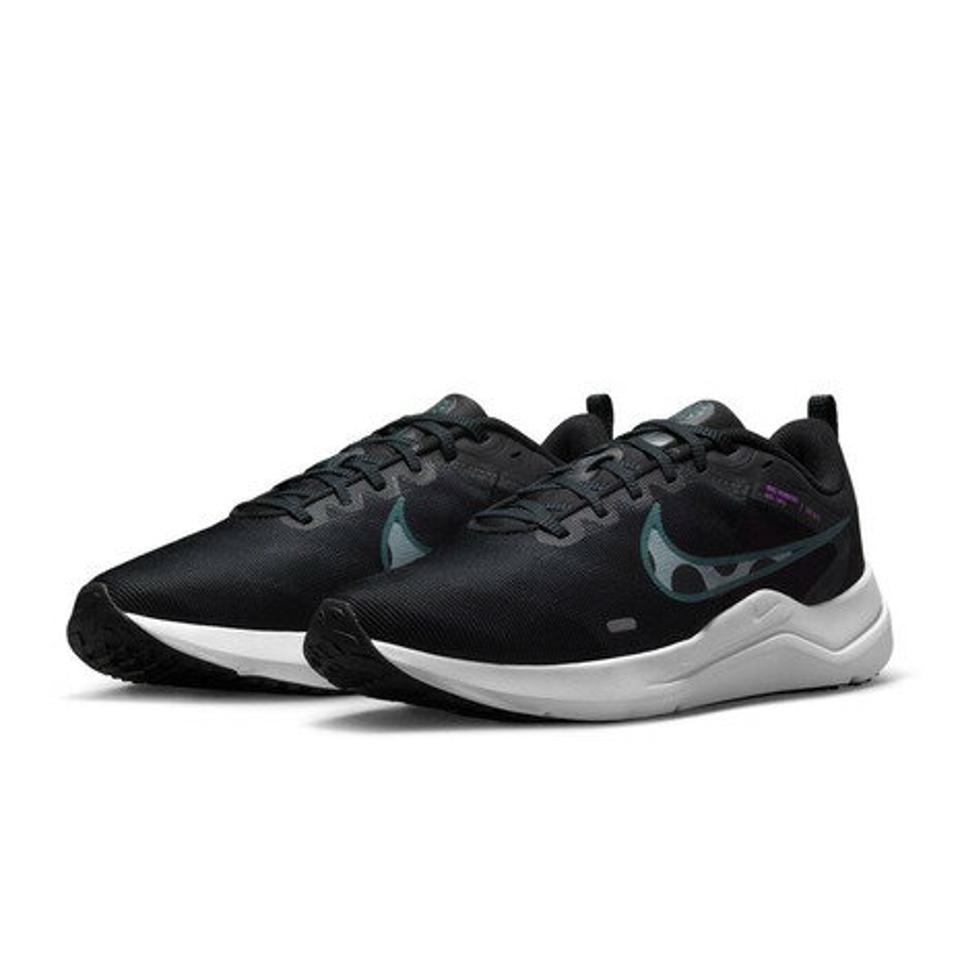 ナイキ（NIKE）（メンズ）ランニングシューズ ダウンシフター 12 ブラック 黒 DD9293-010 ジョギング スニーカー 通気性 軽量 普段履き 部活 通勤 通学 運動靴