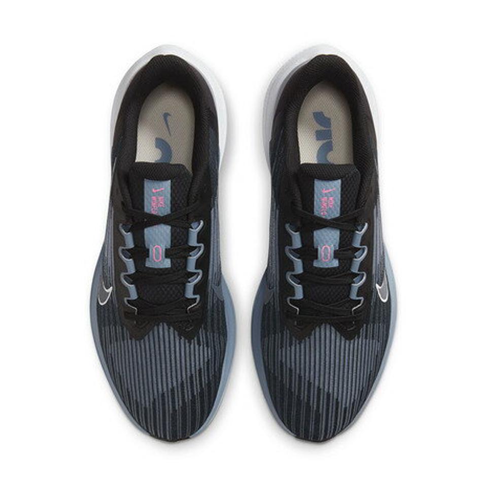 ナイキ（NIKE）（メンズ）ランニングシューズ エア ウィンフロー 9 AIR WINFLO9 ブラック DD6203-008 スニーカー ジョギング 長距離 部活 通勤 通学 シンプル