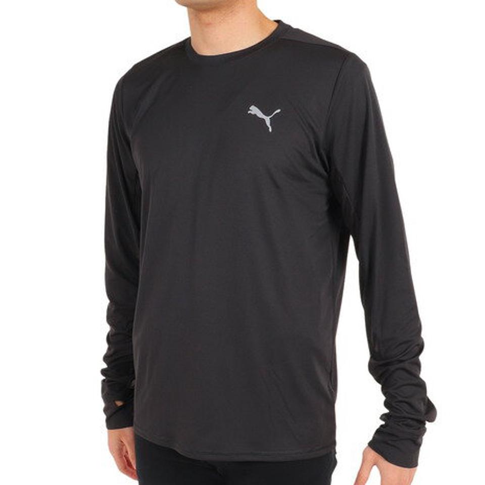 【20%OFFクーポン対象！5/15まで】プーマ（PUMA）（メンズ）長袖Tシャツ メンズ RUN FAVORITE 523669 01 BLK