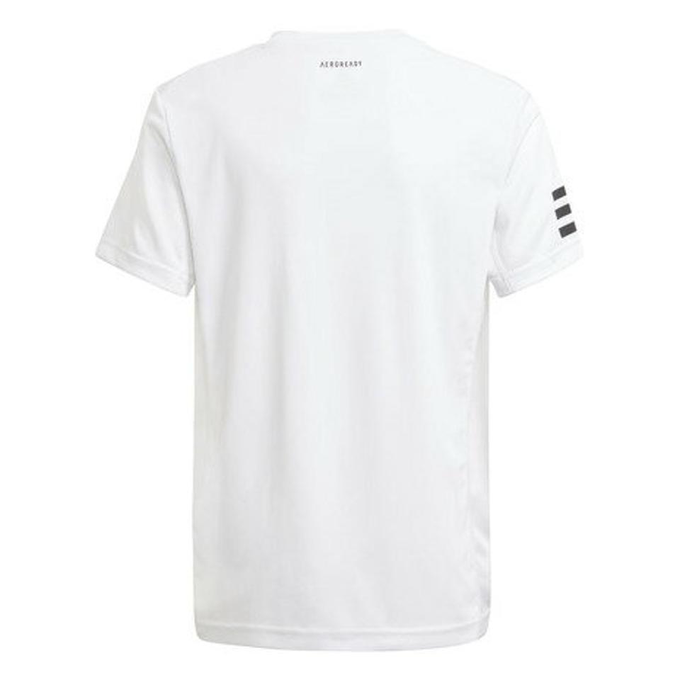 アディダス（adidas）（キッズ）テニスウェア ジュニア クラブ テニス 3ストライプス 半袖Tシャツ JLO62