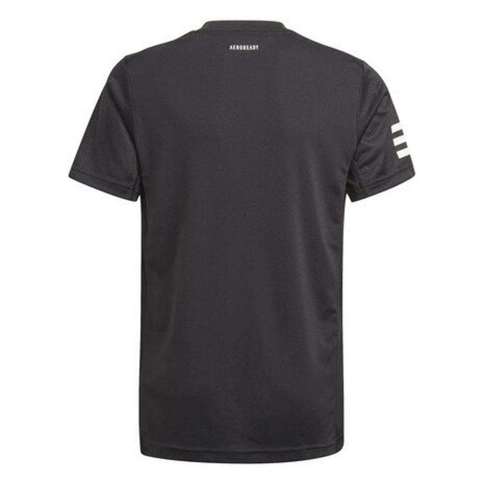 アディダス（adidas）（キッズ）テニスウェア ジュニア クラブ テニス 3ストライプス 半袖Tシャツ JLO62