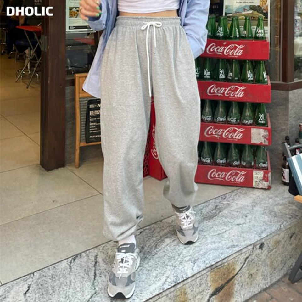 ストリングスウェットジョガーパンツ・p001808 レディース 【pt】パンツ ロング丈 単色 無地 シンプル ベーシック ジョガーパンツ 単色 無地 シンプル ベーシック ストリング 秋 冬 カジュアル ラフ ゆったり 楽ちん 韓国ファッション MKT