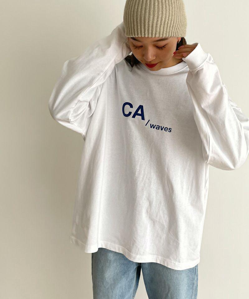 【ユニセックス】1975 TOKYO(1975 トーキョー)"CA waves"ロングTシャツ