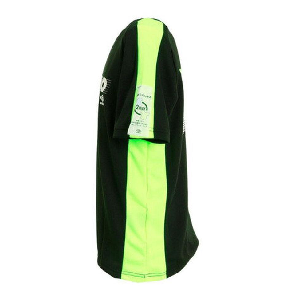 アンブロ（UMBRO）（キッズ）サッカーウェア ジュニア 半袖Tシャツ UUJTJA54 BLK