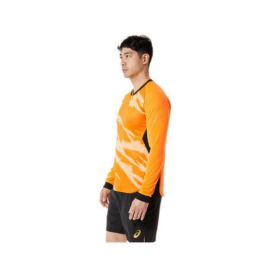 【3/25 24h限定 エントリー＆対象3店舗買い回りで最大P10倍！】アシックス（ASICS）（メンズ）バレーボールウェア ドライイーグルライン長袖シャツ 2051A314.800