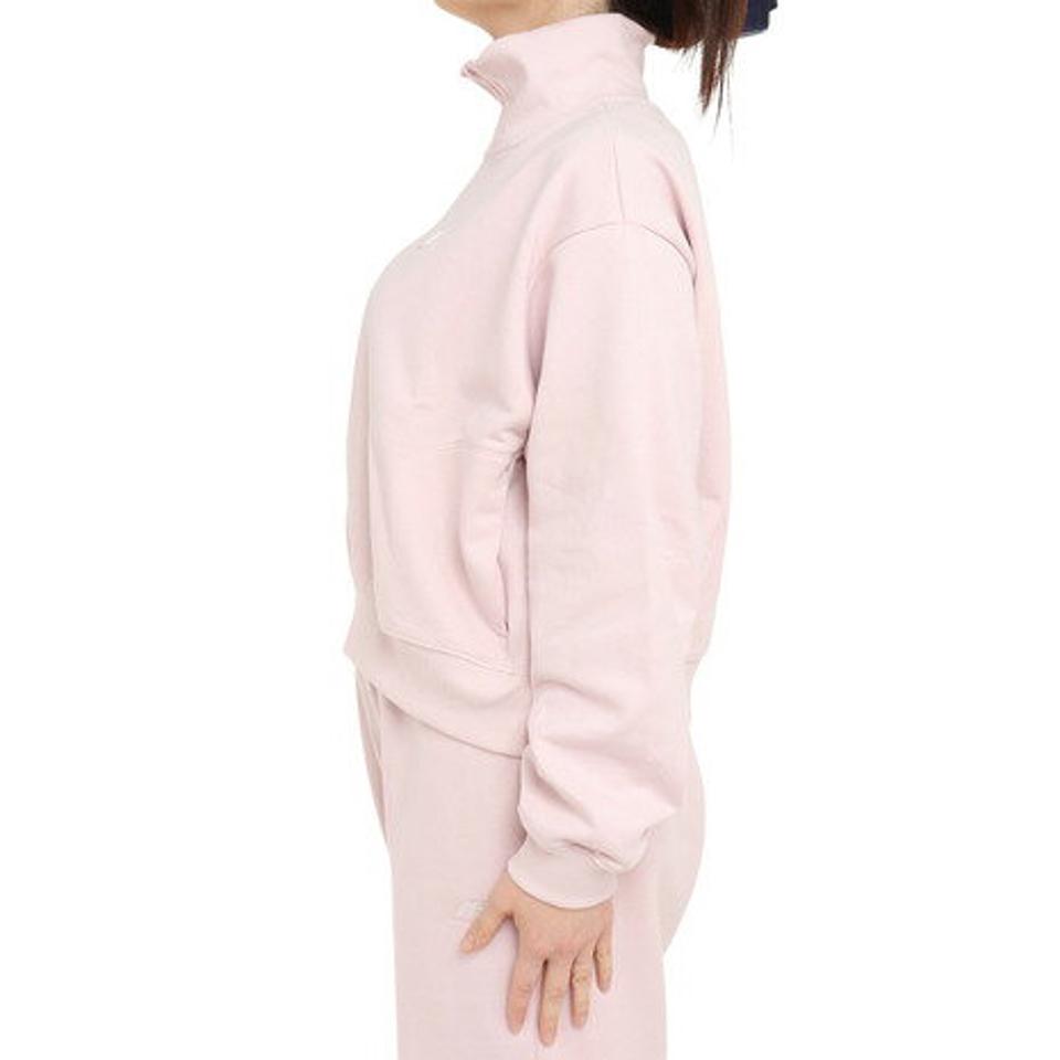 【10％OFFクーポン! 23日迄】ニューバランス（new balance）（レディース）ハーフジップ プルオーバー スウェットシャツ WT31501SOI