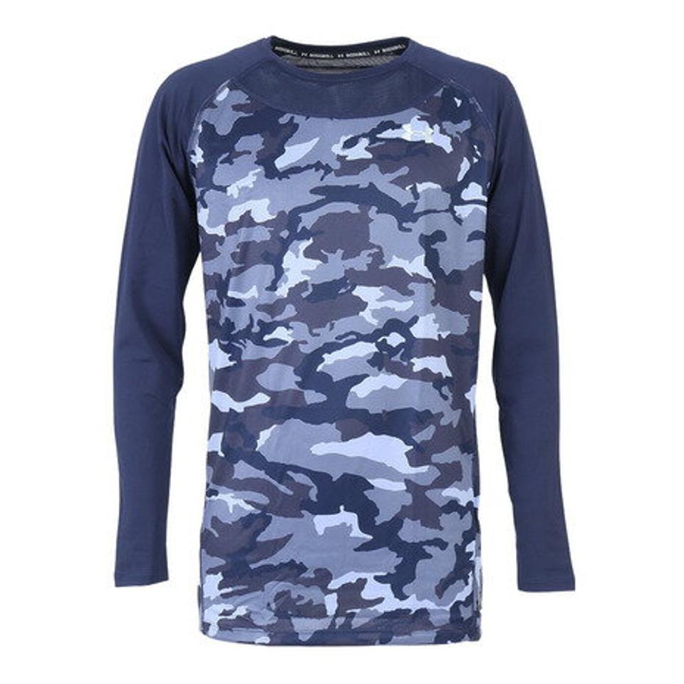 アンダーアーマー（UNDER ARMOUR）（メンズ）野球 アンダーシャツ フィッティド コンフォート ノベルティ ロングスリーブ アンダー シャツ 1371959 411