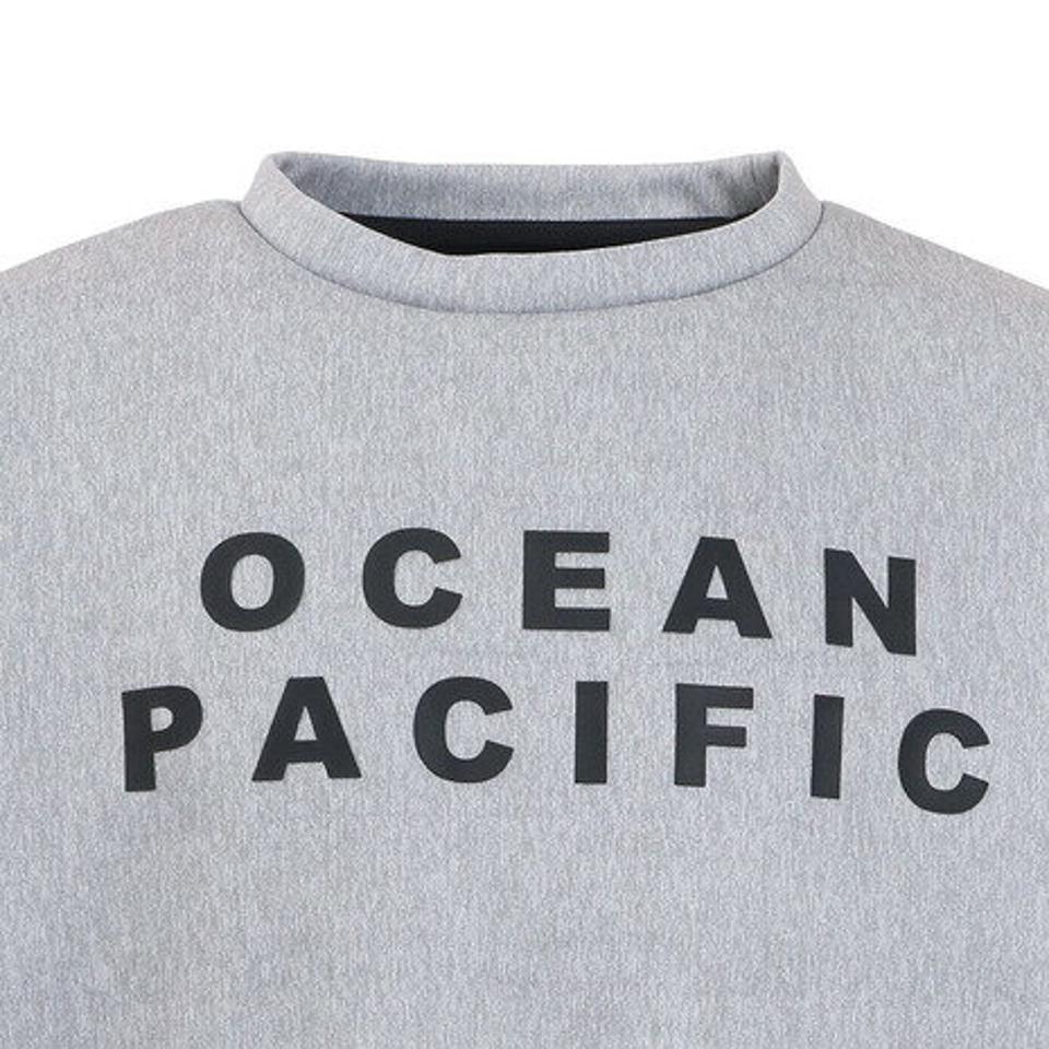 オーシャンパシフィック（Ocean Pacific）（メンズ）長袖 スウェット スノーボード スノボ ボードウェア 撥水プルオーバー グレー 雪山両用 541001GRY